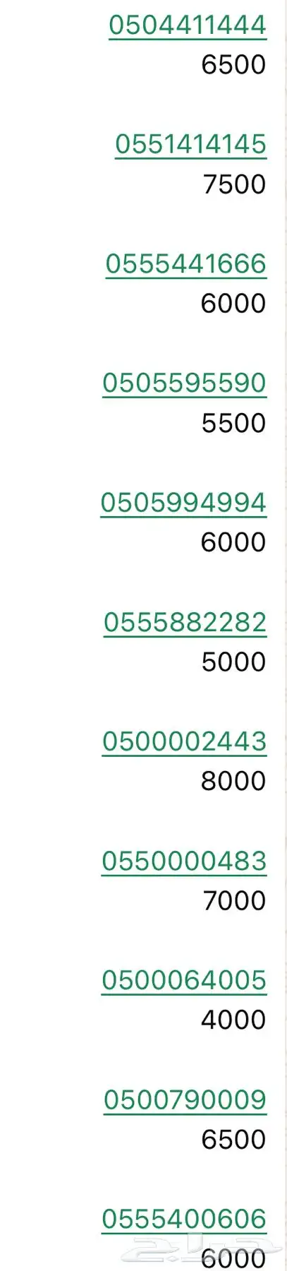 ارقام مميزة 24