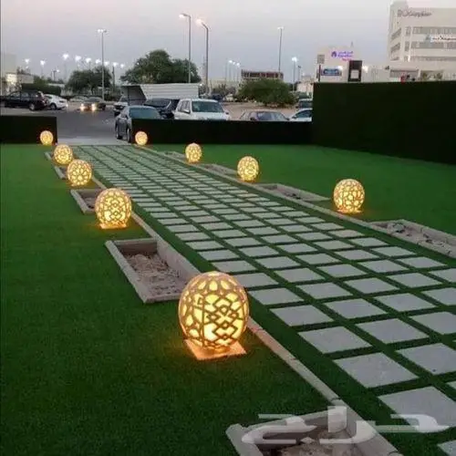 تنسيق حدائق عشب بديل خشب ديكورات وخارجي سكاكا ا 1