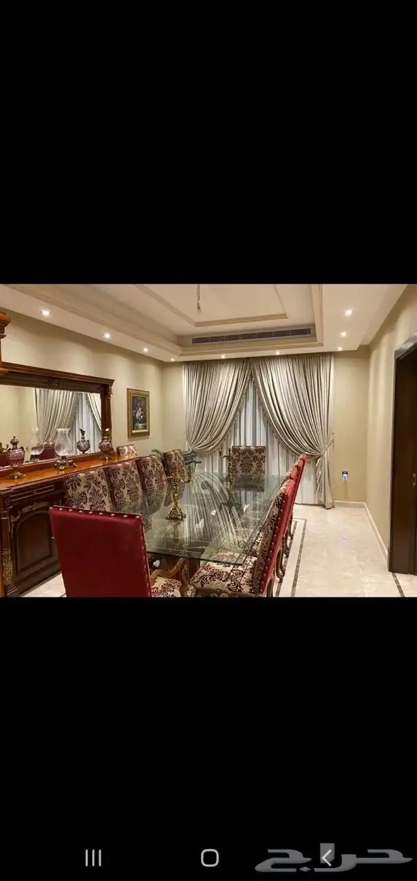 فيلا فاخره ومؤثثه في حي الروضه مودرن 10
