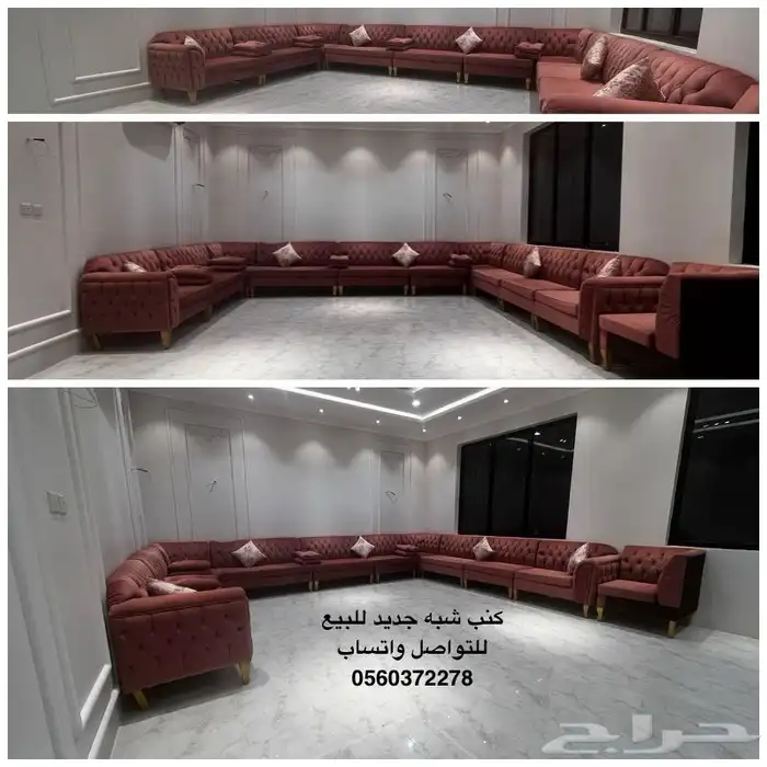 كنب نظيف جدا للبيع مستعجل الصامل يجي 3
