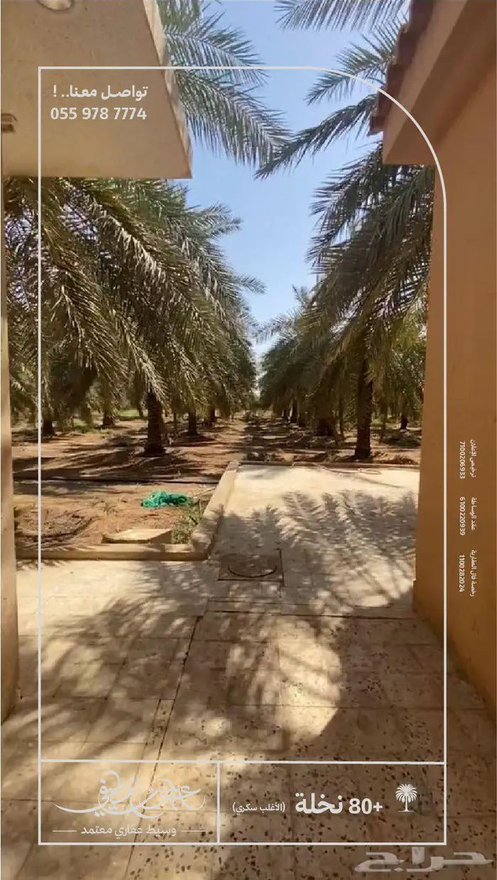استراحة زراعية للبيع   البدايع   حي السليمانية 6