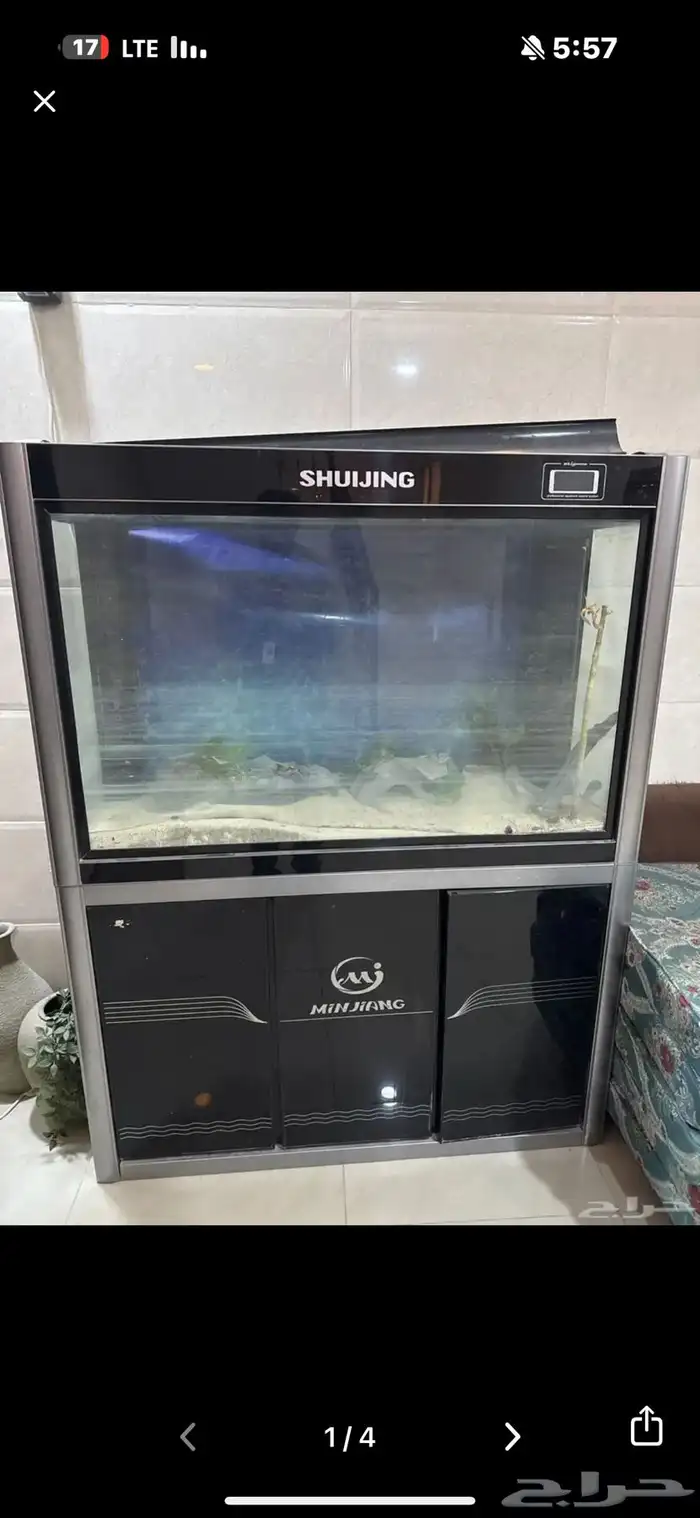 حوض سمك 120cm للبيع مستعجل 0