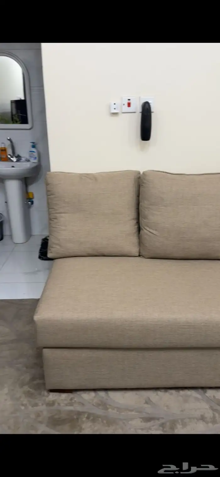 كنب صالة حرف يو جديد 0