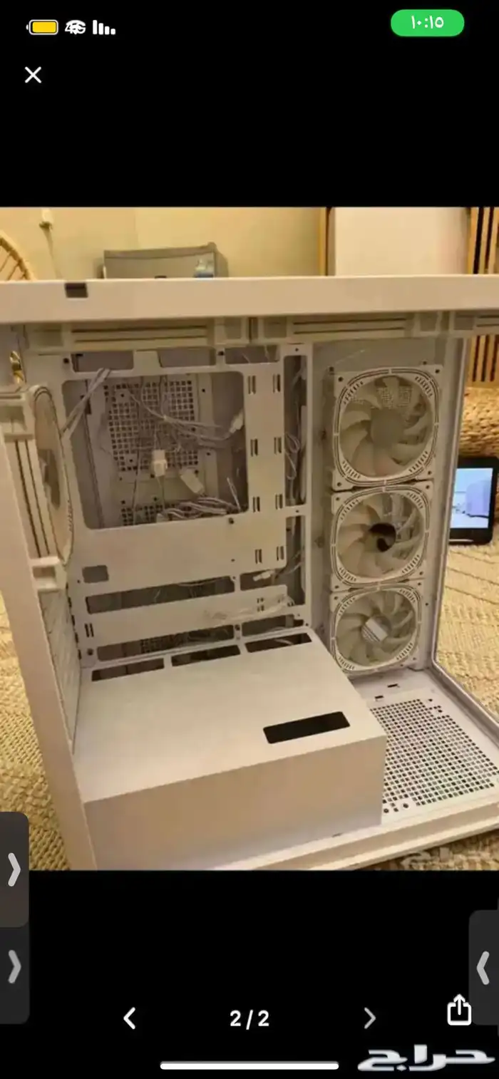 بيسي قيمنق pc تجميعه كيس ابيض مذربورد معالج كرت شاشه 0