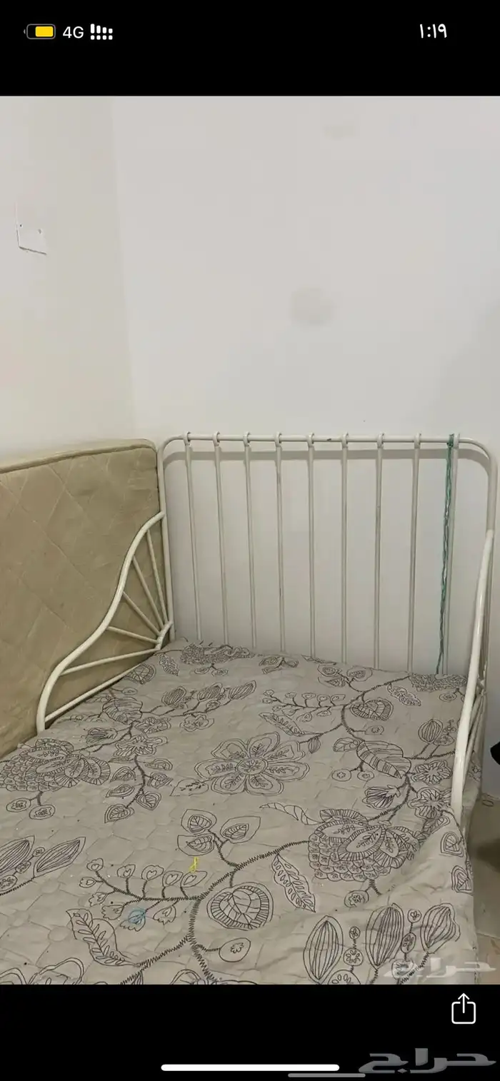 سرير ايكيا حديد جديد 3
