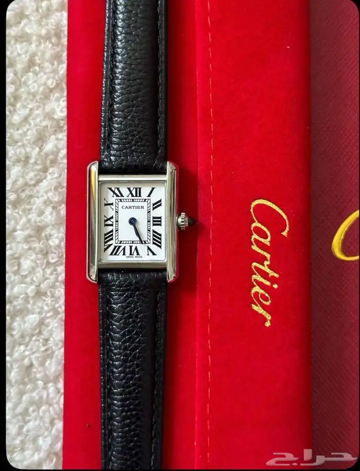 ساعة Cartier Tank Solo أصلية ماستر كوالتي نسائية 0