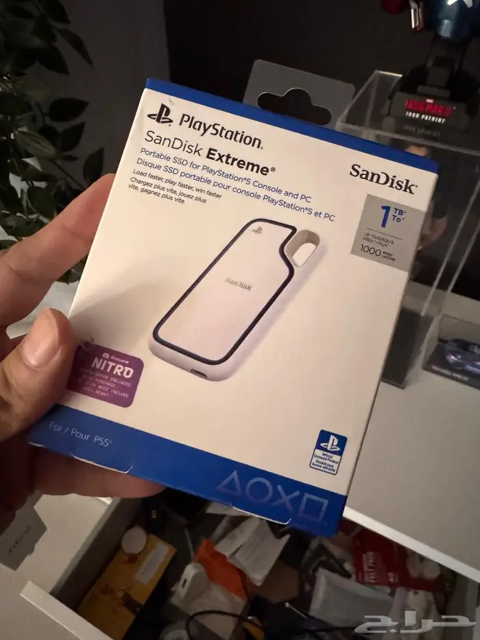 SanDisk  Playstation Extreme Portable SSD  1TB للبيع 0