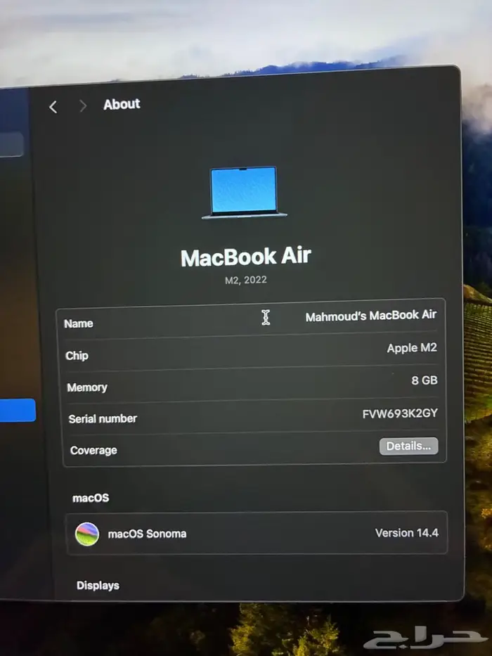 MacBook Air M2 4