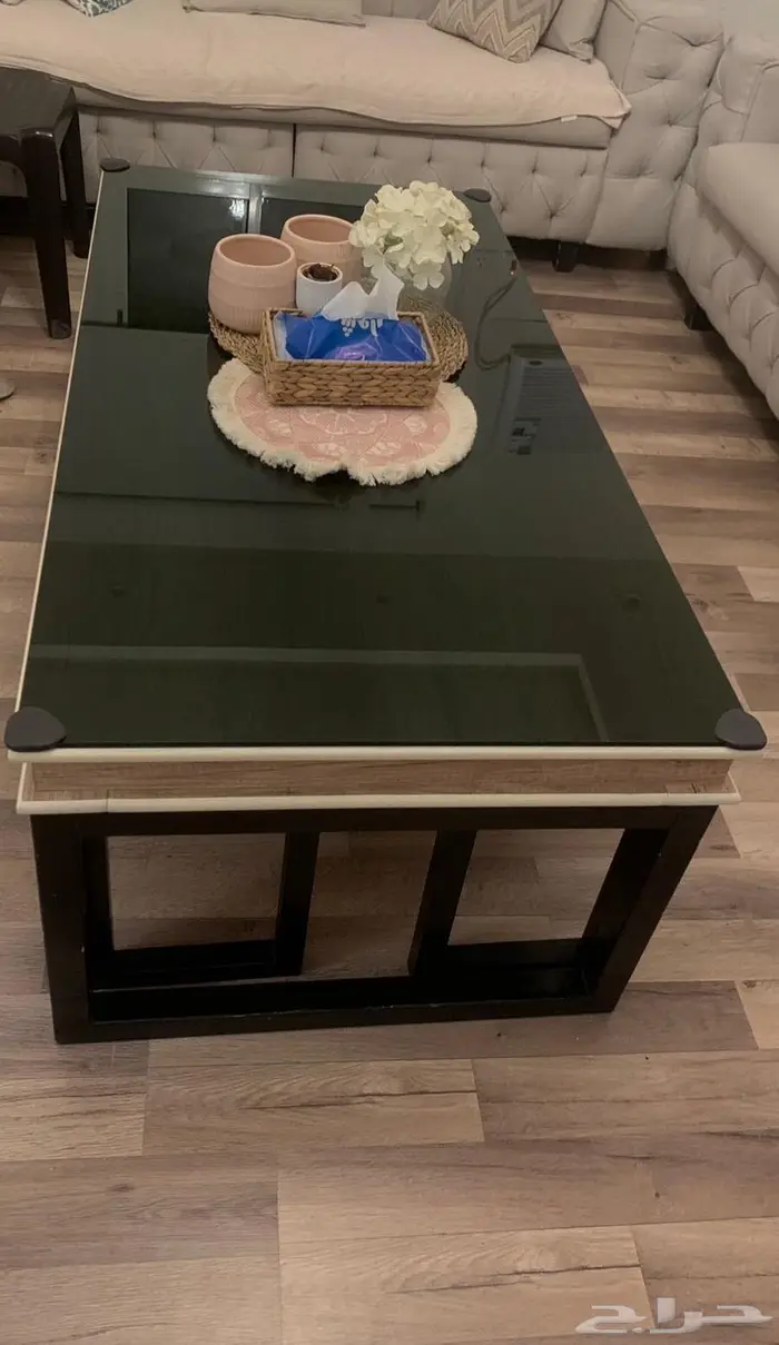 طاوله كبيره وطاولات خدمه 2