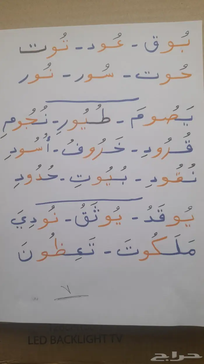 معلم تأسيس تمهيدي وصفوف أولية 6