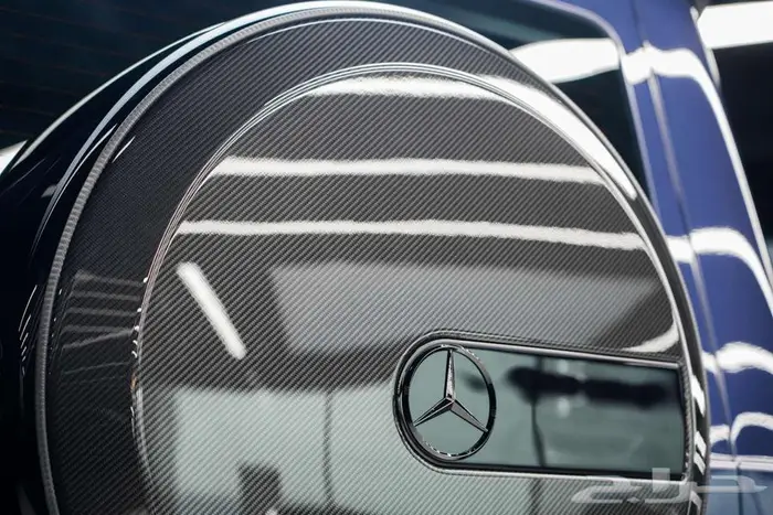 مرسيدس G 63 موديل 2025 أصفار خليجي أزرق أبيض مانوفاكتور 19