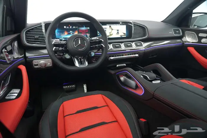 مرسيدس GLE 53 Coupe موديل 2025 أصفار خليجي أبيض أحمر 11