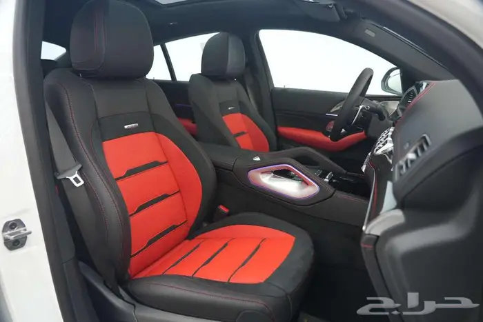 مرسيدس GLE 53 Coupe موديل 2025 أصفار خليجي أبيض أحمر 7