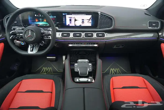 مرسيدس GLE 53 Coupe موديل 2025 أصفار خليجي أبيض أحمر 6