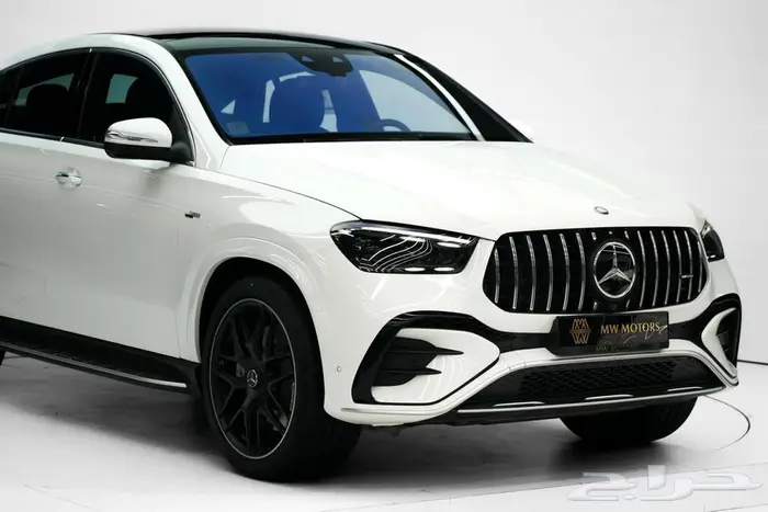 مرسيدس GLE 53 Coupe موديل 2025 أصفار خليجي أبيض أحمر 2