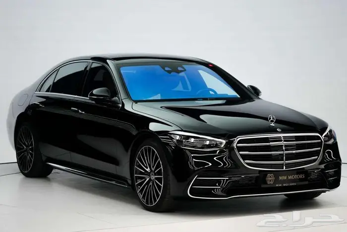 مرسيدس S 500 موديل 2025 أصفار خليجي أسود جملي 0