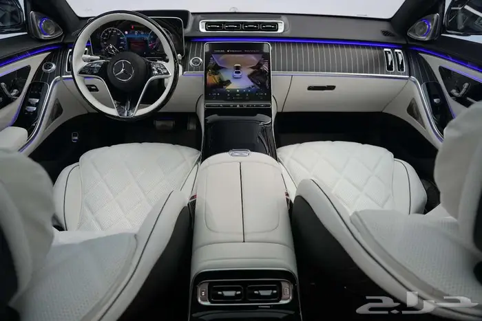 مرسيدس مايباخ S 580 موديل 2025 أصفار خليجي أسود أبيض 6