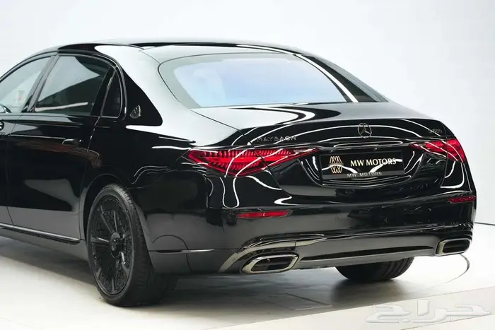 مرسيدس مايباخ S 580 موديل 2025 أصفار خليجي أسود أبيض 5