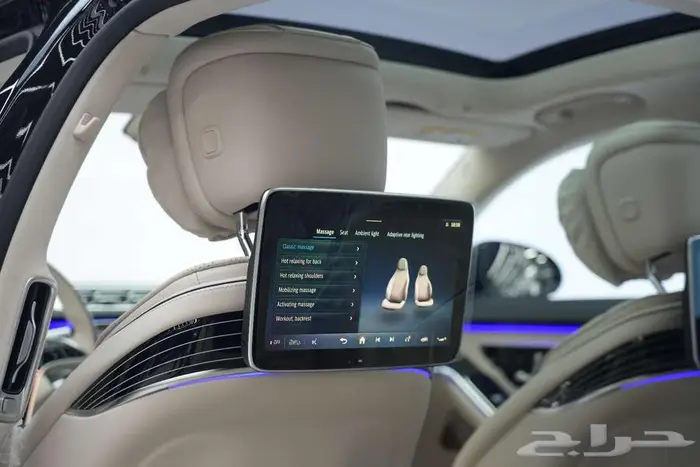 مرسيدس S 500 موديل 2025 أصفار خليجي أسود أبيض 14