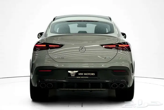 مرسيدس GLE 53 Coupe موديل 2025 أصفار خليجي رمادي ألبين أحمر 4