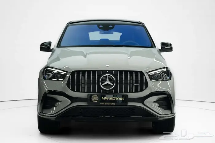 مرسيدس GLE 53 Coupe موديل 2025 أصفار خليجي رمادي ألبين أحمر 1