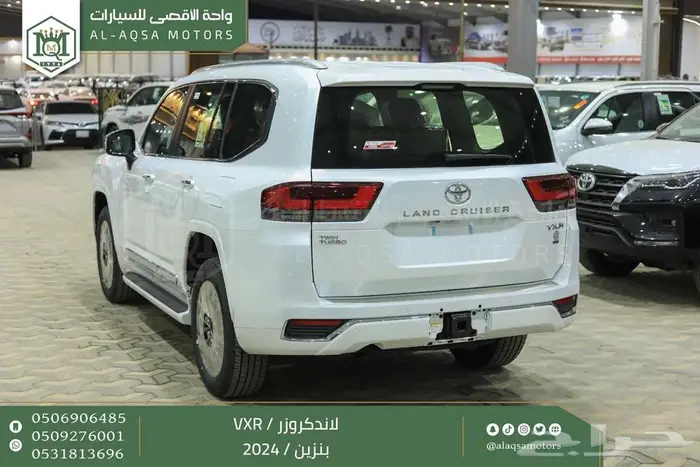 لاندكروزر في اكس ار فل ابيض بنزين 2024 اقل سعر كاش واقساط 28