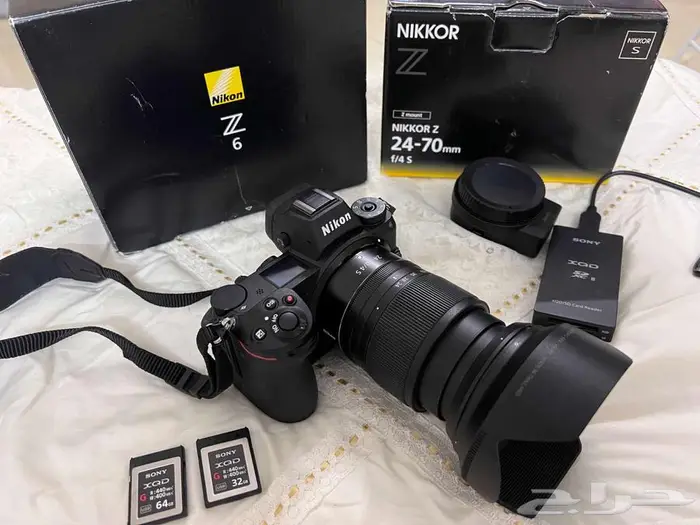 كاميرا NIKON Z6 مع عدسة NIKKOR 3