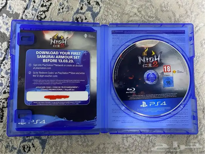شريط Nioh 2 (PS4 PS5) جديد للبيع او البدل الجيد 1