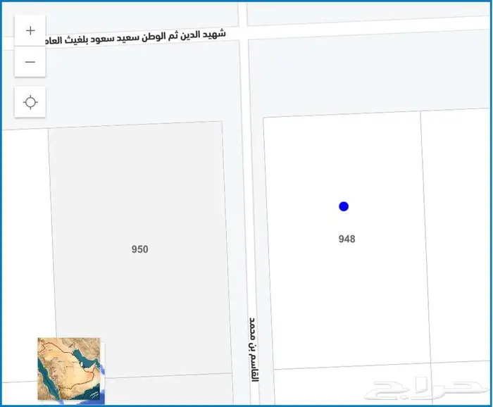 أرض فضاء للبيع بمخطط ولي العهد 1 على شارع 18 وممر 5