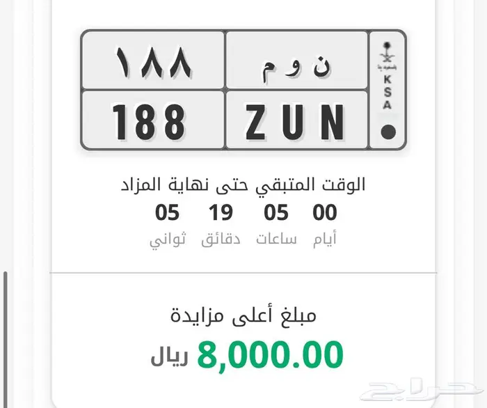 لوحه مميزه ن و م 0