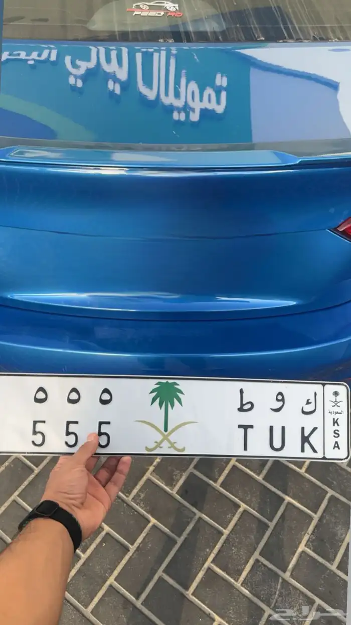 لوحة مميزة ثلاثي مكرر 555 0