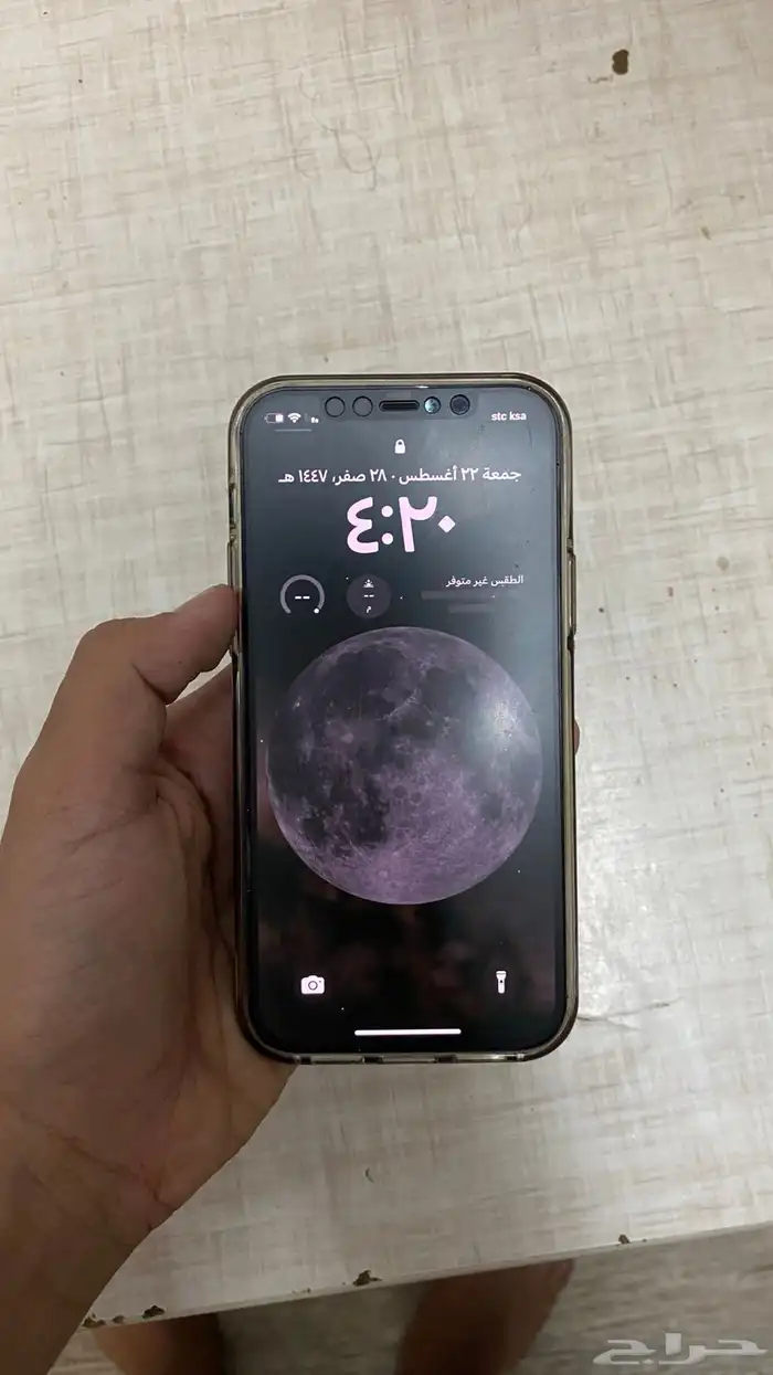 آيفون 12 128 قيقا مع كرتونه 0