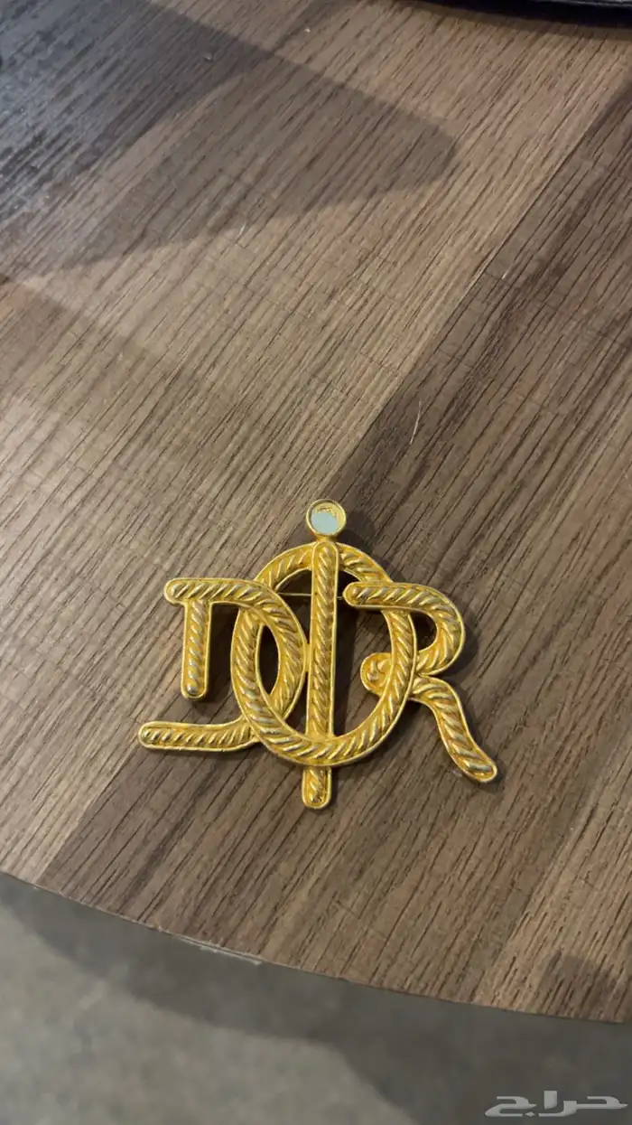 broche Christian Dior plaqu  or 0