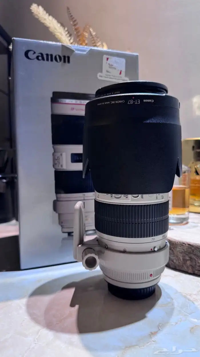 عدسة كانون 70-200 الأصدار الثاني فتحة 2.8 5