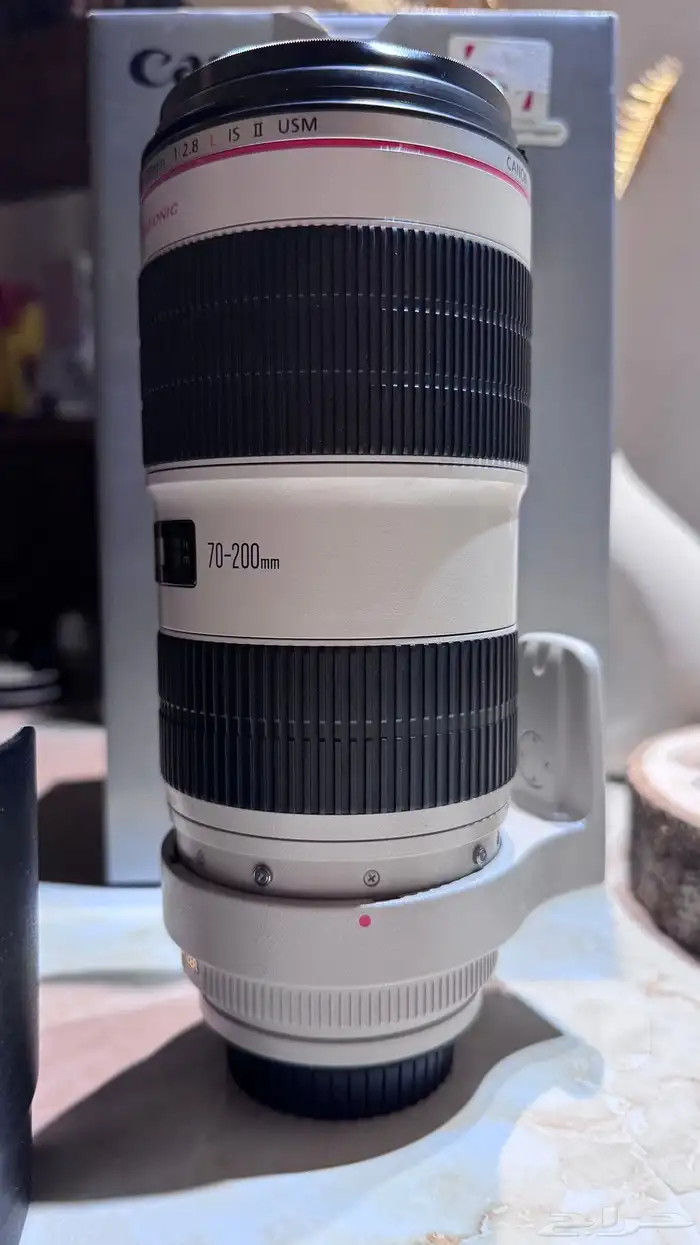 عدسة كانون 70-200 الأصدار الثاني فتحة 2.8 8