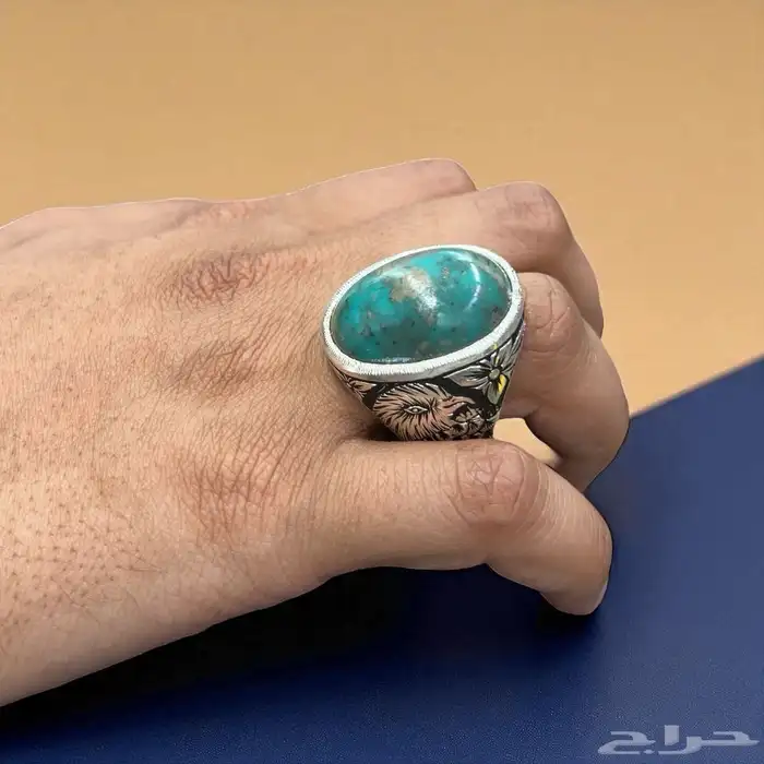 مزاد على خواتم فضة وأحجار كريمة   سبح فاخرة 4