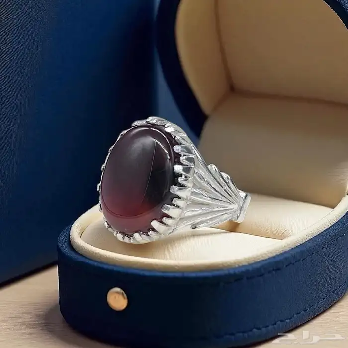 مزاد على خواتم فضة وأحجار كريمة   سبح فاخرة 17