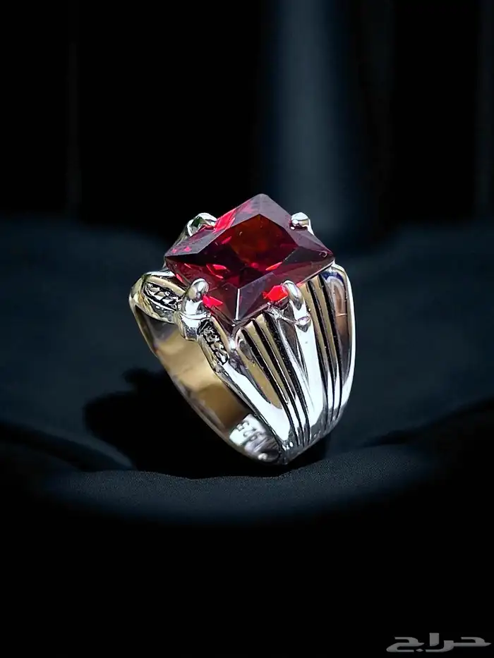 مزاد على خواتم فضة وأحجار كريمة   سبح فاخرة 1