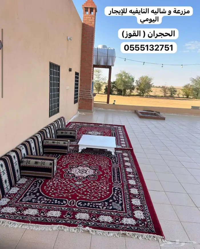 مزرعه وشاليه النايفه للإيجار اليومي شرق عين ابن فهيد 2