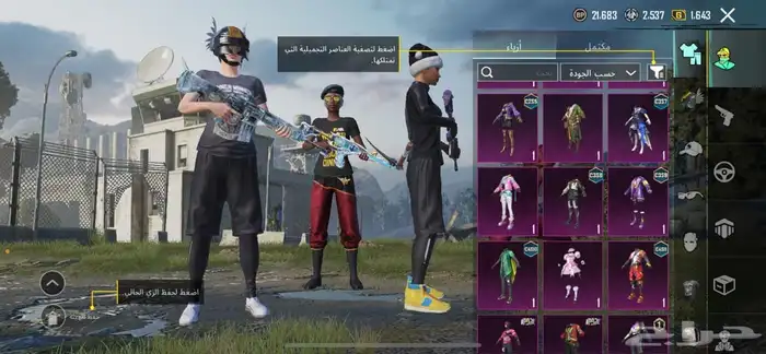 حساب ببجي البيع او البدل 23