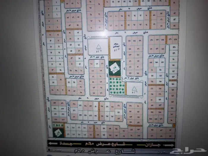 للبيع ارض في موقع مميز في القحمة مخطط الجربوع شارع 15 1
