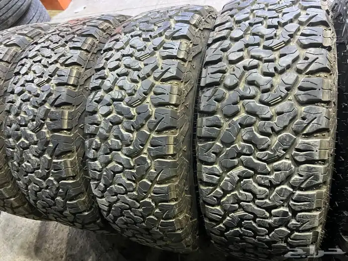 جنوط برايد 6 مسمار مع كفرات فيرتيش نص حجري مقاس 275 70 17 4