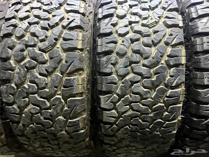 جنوط برايد 6 مسمار مع كفرات فيرتيش نص حجري مقاس 275 70 17 14