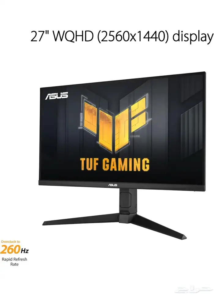 شاشة ألعاب جديدة بكرتونها ASUS TUF Gaming VG27AQML1A 1