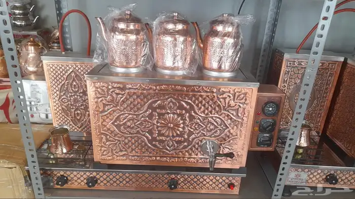 ماكينة شاي بخار 3 اباريق عرض خاص 0