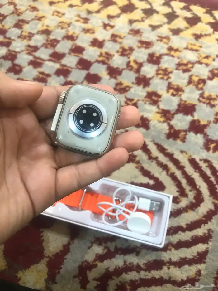 سلام عليكم اعرض لكم ساعة الترا 8 ميزته حلوه رياضه مؤقت زينه 6