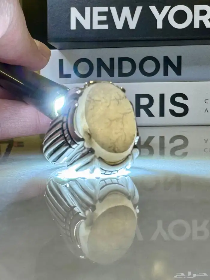 خاتم عقيق يمني شجري صياغة عارف 1