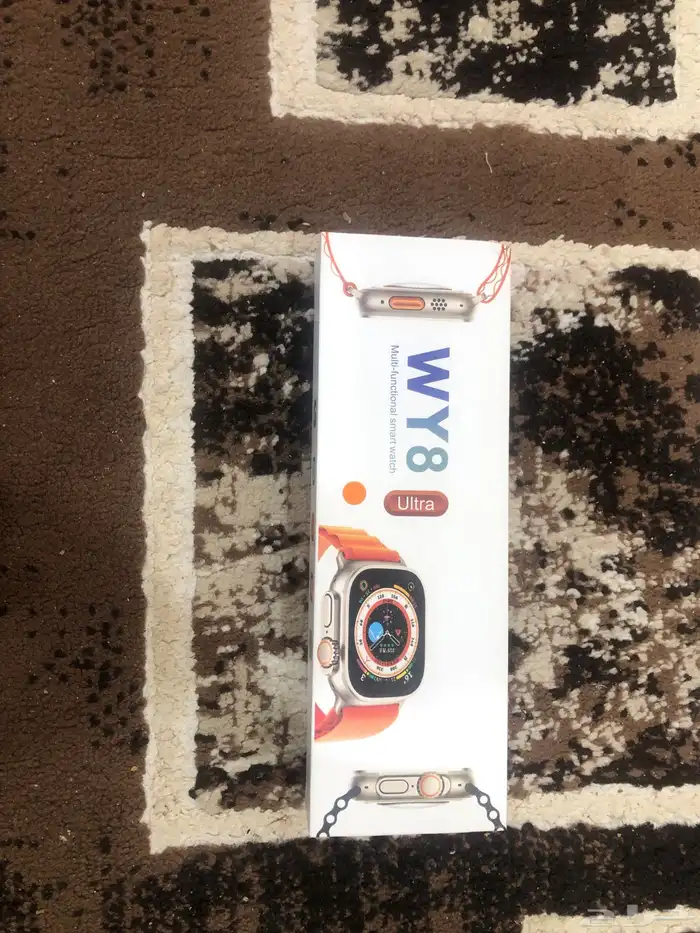 سلام عليكم اعرض لكم ساعة الترا 8 ميزته حلوه رياضه مؤقت زينه 1