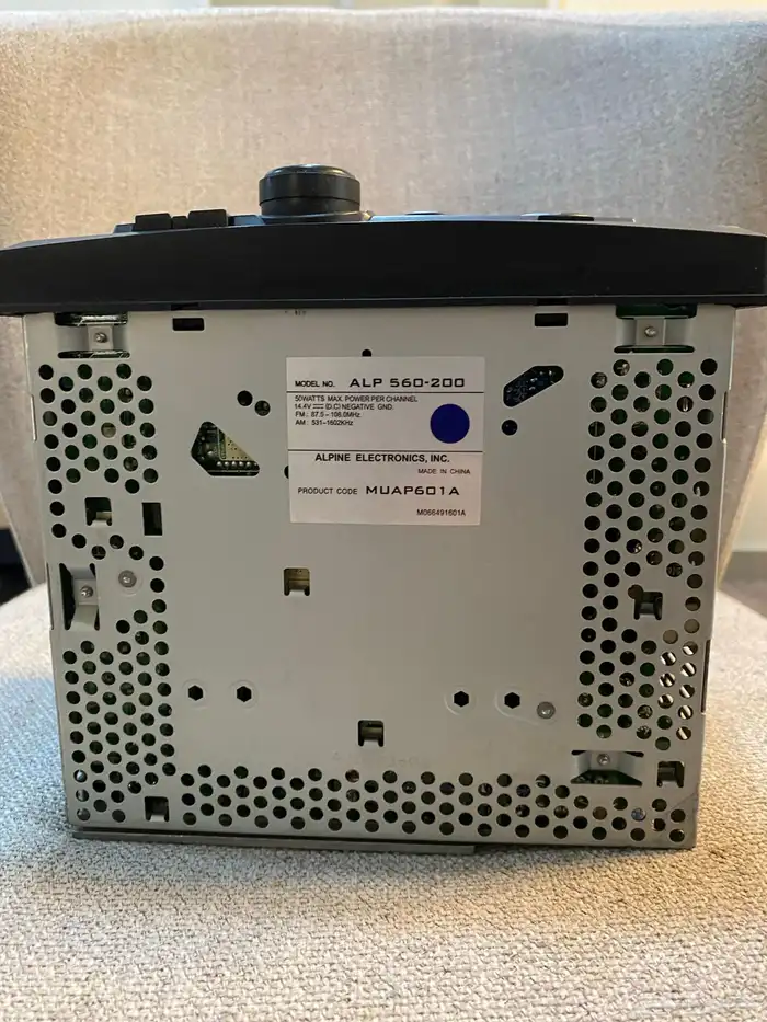 مسجل سيارة مع شريط كاسيت cassette ومدخل CD 1