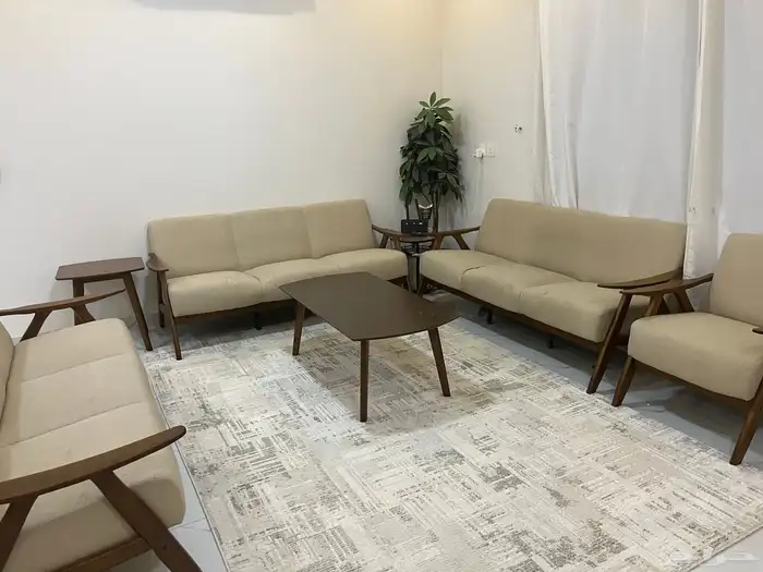 كنب مع الطاولة من سيتي دبليو خشب ماليزي 0